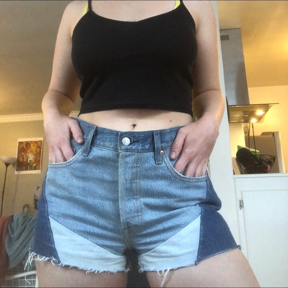 *SOLD* Levi’s  Premium 501 Patchwork Shorts